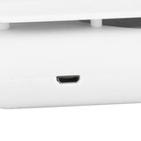 USB Charging Silent Neck Fan Portable Handheld Electric Fan for Outdoor Desktop HomeWhite