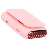USB Charging Silent Neck Fan Portable Handheld Electric Fan for Outdoor Desktop HomePink In Australia - Darrahopens