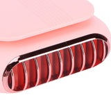 USB Charging Silent Neck Fan Portable Handheld Electric Fan for Outdoor Desktop HomePink