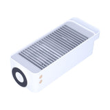 Double Fan Blade Rotating Fan USB Charging Desktop Electric Fan for Office Home DormitoryWhite In Australia - Darrahopens
