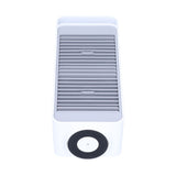 Double Fan Blade Rotating Fan USB Charging Desktop Electric Fan for Office Home DormitoryWhite In Australia - Darrahopens
