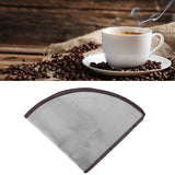 Stainless Steel Coffee Filter Reusable Foldable Coffee Cone Filter Strainer Bag 2-4 Cup In Australia - Darrahopens