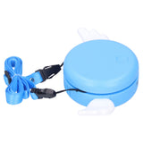 Adjustable USB Charging Electric Fan Portable Hanging Neck No‑Blade Electric Fan for Home OutdoorBlue