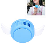 Adjustable USB Charging Electric Fan Portable Hanging Neck No‑Blade Electric Fan for Home OutdoorBlue