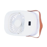 Adjustable Electric Fan Portable Spray Humidification Electric Fan for Home Outdoor DormitoryWhite