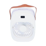 Adjustable Electric Fan Portable Spray Humidification Electric Fan for Home Outdoor DormitoryWhite