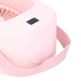 Adjustable Electric Fan Portable Spray Humidification Electric Fan for Home Outdoor DormitoryPink