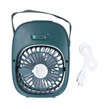 Adjustable Electric Fan Portable Spray Humidification Electric Fan for Home Outdoor DormitoryGreen In Australia - Darrahopens