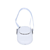Neck Hanging Fan Mini Small Portable Silent Handheld Electric Fan for Home Office OutdoorWhite