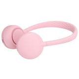 Fanless Hanging Neck Fan Adjustable USB Charging Silent Sports Fan for Home School OutdoorPink 2000mAh