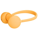 Fanless Hanging Neck Fan Adjustable USB Charging Silent Sports Fan for Home School OutdoorYellow 2000mAh