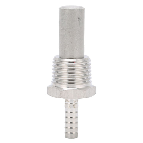 1/2 MPT Aeration Stone 0.5μm Stainless Steel Oxygenation Diffuser Home Brewing Supply