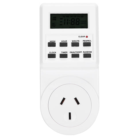Timer Switch Plug Intelligent Programmable Outlet Timer Socket for Electrical Appliance(TST01AU Plug 240V) In Australia - Darrahopens