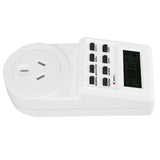 Timer Switch Plug Intelligent Programmable Outlet Timer Socket for Electrical Appliance(TST01AU Plug 240V)
