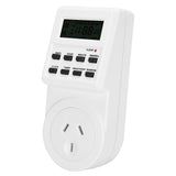 Timer Switch Plug Intelligent Programmable Outlet Timer Socket for Electrical Appliance(TST01AU Plug 240V)