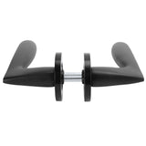 Entry Door Handle Lock Locking Lever Handle Set Reversible for Right Left Sided DoorsH Style
