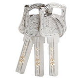 Entry Door Handle Lock Locking Lever Handle Set Reversible for Right Left Sided DoorsH Style