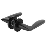 Entry Door Handle Lock Locking Lever Handle Set Reversible for Right Left Sided DoorsK Style