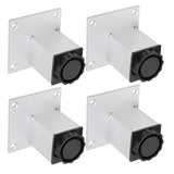 4Pcs Sofa Leg Aluminium Alloy Square Adjustable Cabinet Foot Furniture Hardware Fittings60mm In Australia - Darrahopens