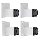 4Pcs Sofa Leg Aluminium Alloy Square Adjustable Cabinet Foot Furniture Hardware Fittings60mm