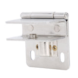 Glass Door Hinge PunchFree Stainless Steel Clip Cabinet Bracket Clamp Household Supplies In Australia - Darrahopens