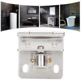 Glass Door Hinge PunchFree Stainless Steel Clip Cabinet Bracket Clamp Household Supplies In Australia - Darrahopens