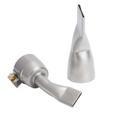 2Pcs Welding Gun Flat Nozzle 20mm Small 40mm Large Tip for Welder Tool Stainless Steel