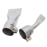 2Pcs Welding Gun Flat Nozzle 20mm Small 40mm Large Tip for Welder Tool Stainless Steel
