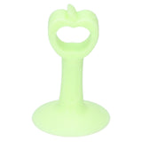 6PCS Door Stopper Anti‑Collision Silicone Wall Protection Home Bathroom Supplies Green