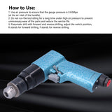 10mm Pneumatic Air Drill Industrial Lightweight Drilling Machine Hand Tools 1800rpm