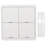 Wireless Scene Switch Intelligent 4‑Way Panel Wall Switch Mobile Phone APP Control for ZigBee In Australia - Darrahopens