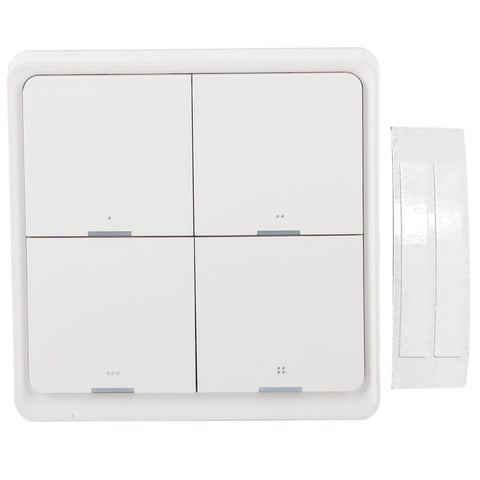Wireless Scene Switch Intelligent 4‑Way Panel Wall Switch Mobile Phone APP Control for ZigBee In Australia - Darrahopens