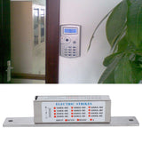 12V Cathode Lock Narrow Door Frame Electric Strike Household Lock for Home Supplies