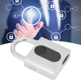 Bluetooth Padlock Intelligent Fingerprint Phone APP Lock Set for Dormitory Warehouse