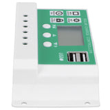 20A 12V 24V LCD Display Solar Charge Controller PWM Auto Focusing Tracking Charging