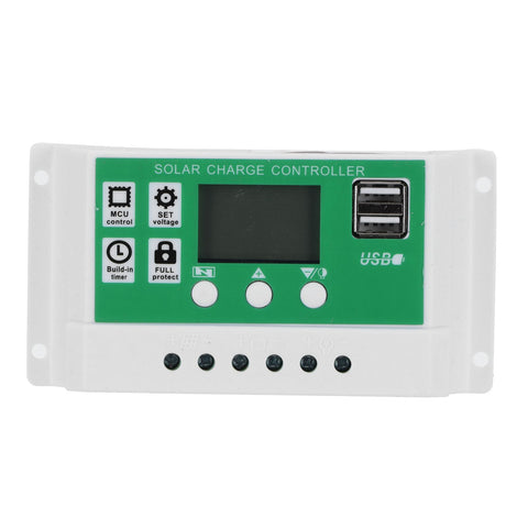 50A Solar Charge Controller LCD Display Adjustable 12V 24V Solar Panel Regulator In Australia - Darrahopens
