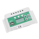 50A Solar Charge Controller LCD Display Adjustable 12V 24V Solar Panel Regulator