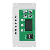 50A Solar Charge Controller LCD Display Adjustable 12V 24V Solar Panel Regulator