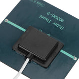 1W 5.5V Solar Panel Board DIY Polysilicon Solar Charging Module for 3.7V-5V Battery