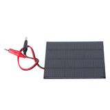 2W 6V Solar Panel Module with Clip DIY Solar Charging Board for Toys Lamp Charger