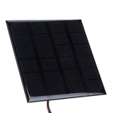 2W 6V Solar Panel Module with Clip DIY Solar Charging Board for Toys Lamp Charger