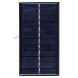 1W 6V Solar Panel Polysilicon DIY Solar Charging Board for Toys Lamps Water Pumps