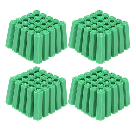 100Pcs M6 Expansion Pipe Plastic Wall Plug Fixing Expansion Tube Accessory Green In Australia - Darrahopens