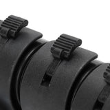 4Pcs PU Casters with Brake 1.5in Universal Wheel for Cabinet Bookshelf Trolley Black