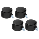 4Pcs 2in Caster Waterproof 360 Degree Rotatable Universal Wheels for Cabinet Trolley