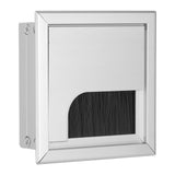 Aluminium Alloy Desk Grommet Table Wire Organizer with Hairbrush for Home and Office In Australia - Darrahopens