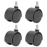 4Pcs 1.5in Casters 360 Degree Rotatable Universal Plastic Wheel for Cabinet Chair In Australia - Darrahopens