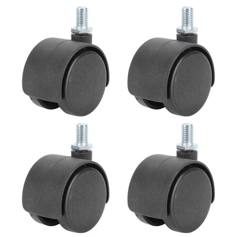 4Pcs 1.5in Casters 360 Degree Rotatable Universal Plastic Wheel for Cabinet Chair In Australia - Darrahopens