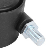 4Pcs 1.5in Casters 360 Degree Rotatable Universal Plastic Wheel for Cabinet Chair