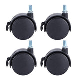 4Pcs 2in Universal Casters with Brake Mute 360 Degree Rotating Wheels Furniture Supply In Australia - Darrahopens